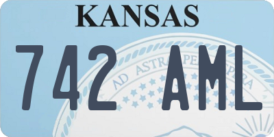 KS license plate 742AML