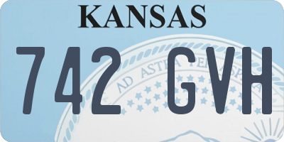 KS license plate 742GVH