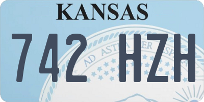 KS license plate 742HZH