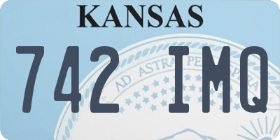 KS license plate 742IMQ