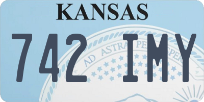 KS license plate 742IMY