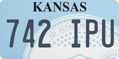KS license plate 742IPU