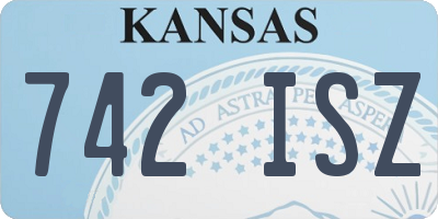 KS license plate 742ISZ