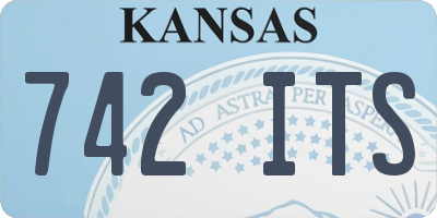 KS license plate 742ITS