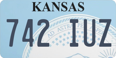 KS license plate 742IUZ