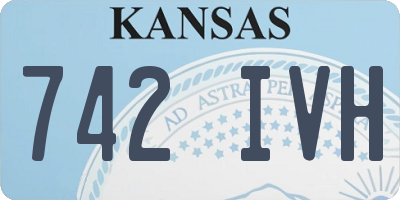 KS license plate 742IVH