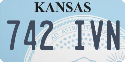 KS license plate 742IVN