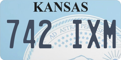 KS license plate 742IXM