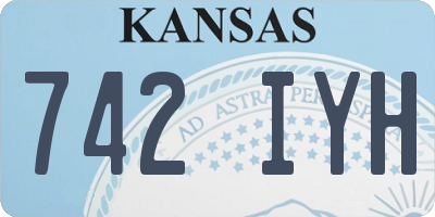 KS license plate 742IYH