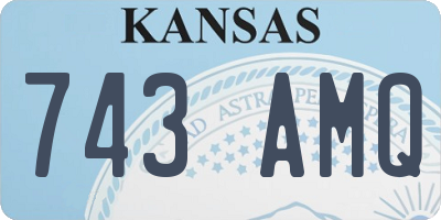 KS license plate 743AMQ
