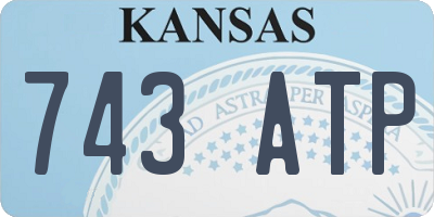 KS license plate 743ATP