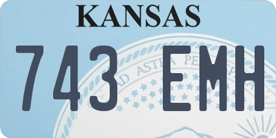 KS license plate 743EMH