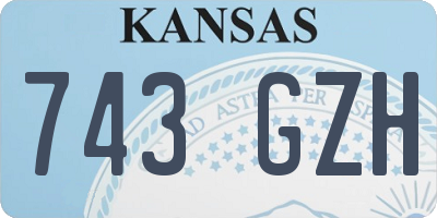 KS license plate 743GZH