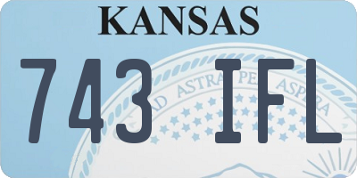 KS license plate 743IFL