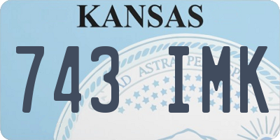 KS license plate 743IMK