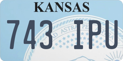KS license plate 743IPU