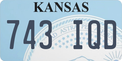 KS license plate 743IQD