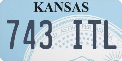 KS license plate 743ITL
