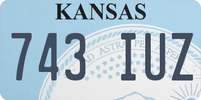 KS license plate 743IUZ