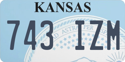 KS license plate 743IZM