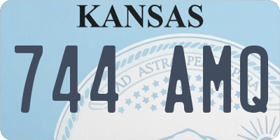 KS license plate 744AMQ