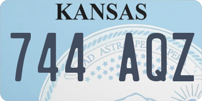 KS license plate 744AQZ