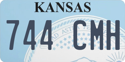 KS license plate 744CMH