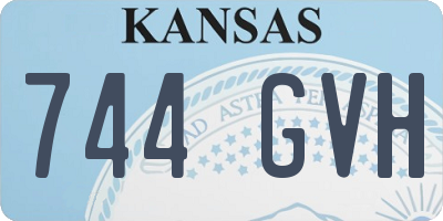 KS license plate 744GVH