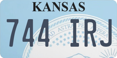 KS license plate 744IRJ