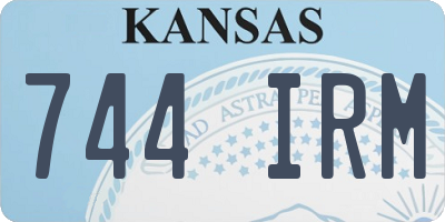 KS license plate 744IRM