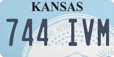 KS license plate 744IVM