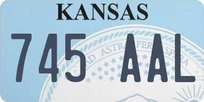 KS license plate 745AAL