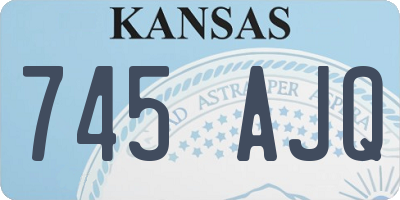 KS license plate 745AJQ