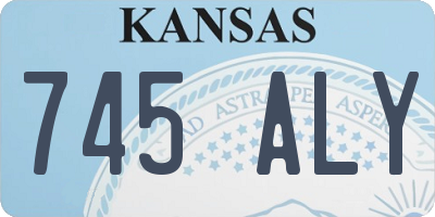 KS license plate 745ALY