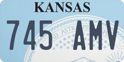 KS license plate 745AMV
