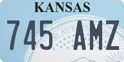 KS license plate 745AMZ