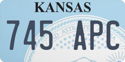 KS license plate 745APC