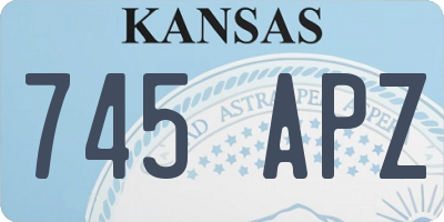 KS license plate 745APZ