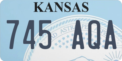 KS license plate 745AQA