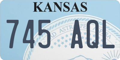 KS license plate 745AQL