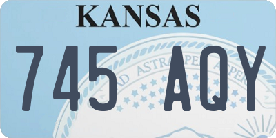 KS license plate 745AQY