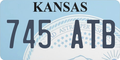 KS license plate 745ATB
