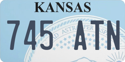 KS license plate 745ATN