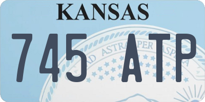 KS license plate 745ATP