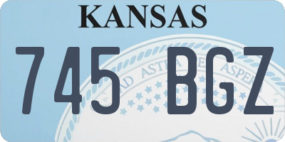 KS license plate 745BGZ