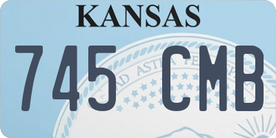 KS license plate 745CMB