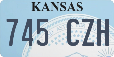 KS license plate 745CZH
