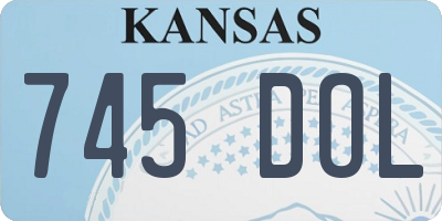 KS license plate 745DOL