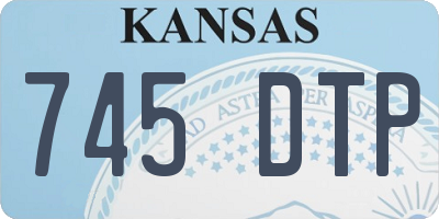 KS license plate 745DTP