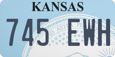 KS license plate 745EWH